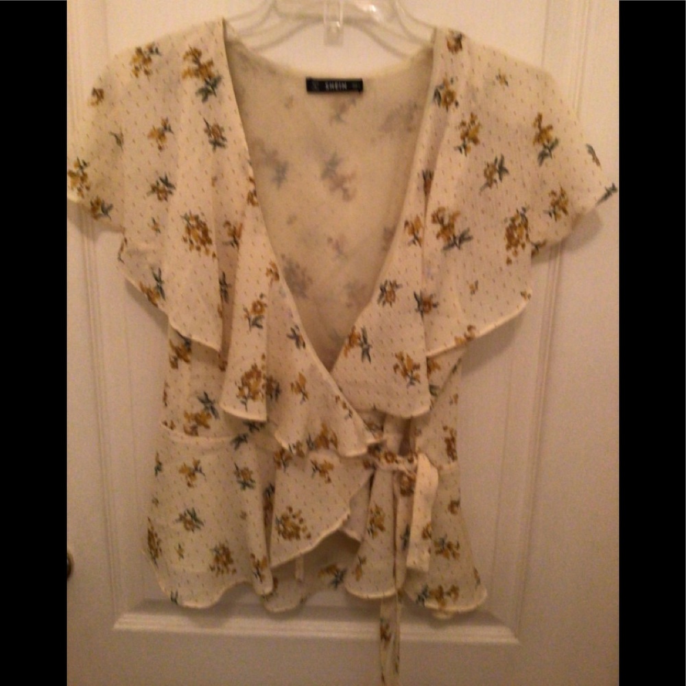 Floral 2Piece Skirt Set Buttery Yellow